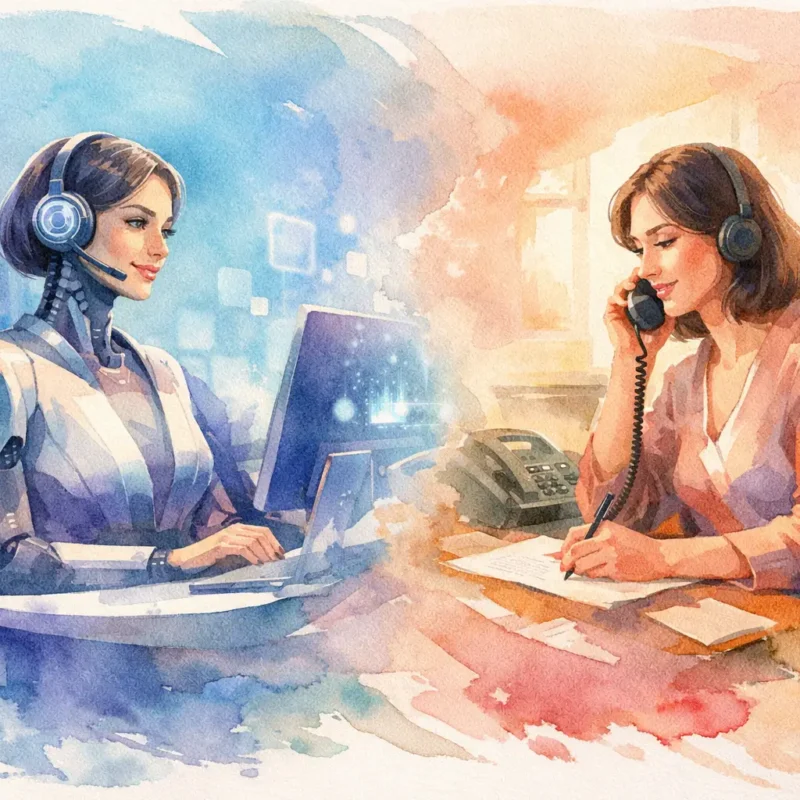AI Receptionist vs Answering Service Compared